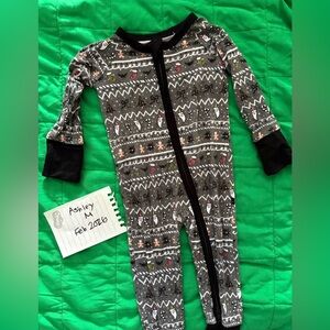 The Sleepy Sloth Boo Humbug 0-3M zippie